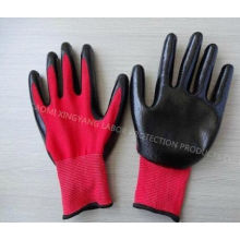 Натриб с покрытием труда Защитные рабочие перчатки безопасности (N7003)